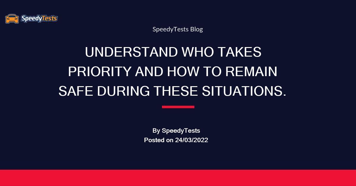 Who has priority at broken traffic lights? - SpeedyTests